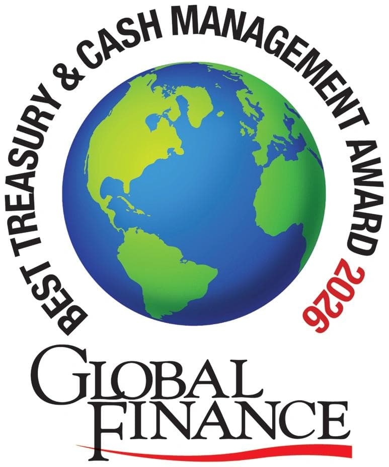 BMO a reçu de Global Finance le titre de meilleure banque pour les services bancaires transactionnels en Amérique du Nord pour son leadership en matière de gestion de trésorerie, de paiements numériques, d’intelligence artificielle et de solutions de