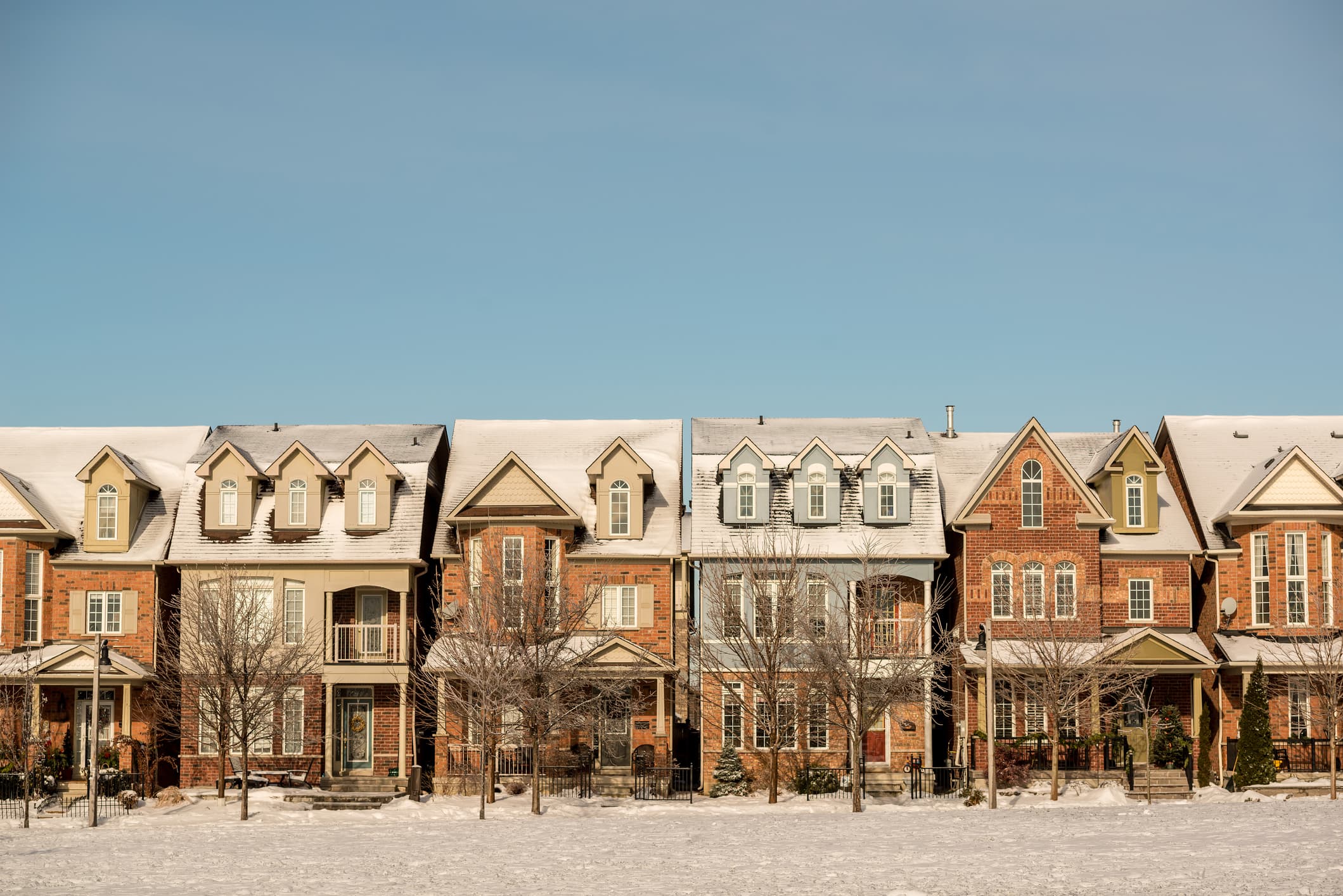 Maisons en rangée à Toronto Canada