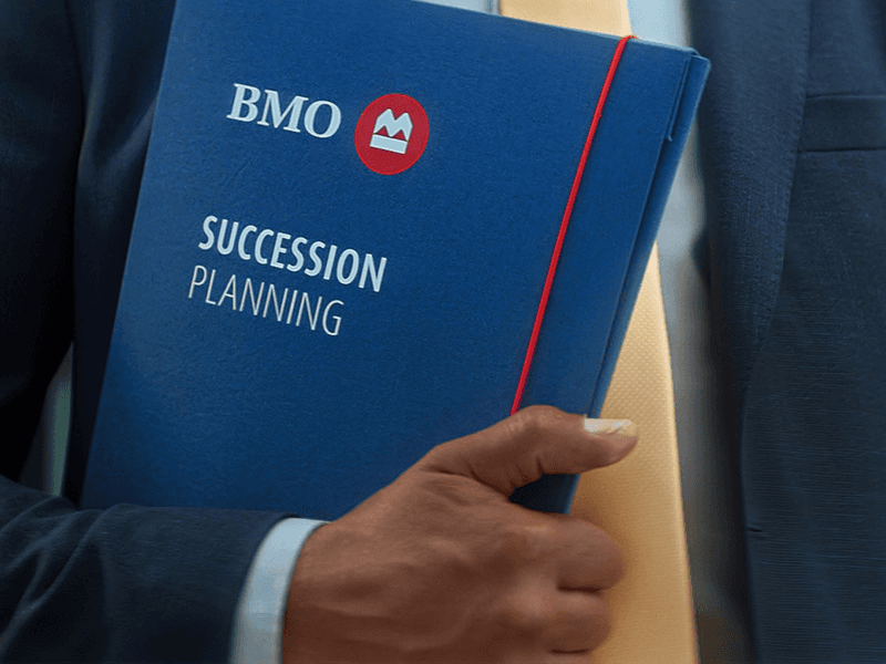 Banker with a Succession Planning portfolio