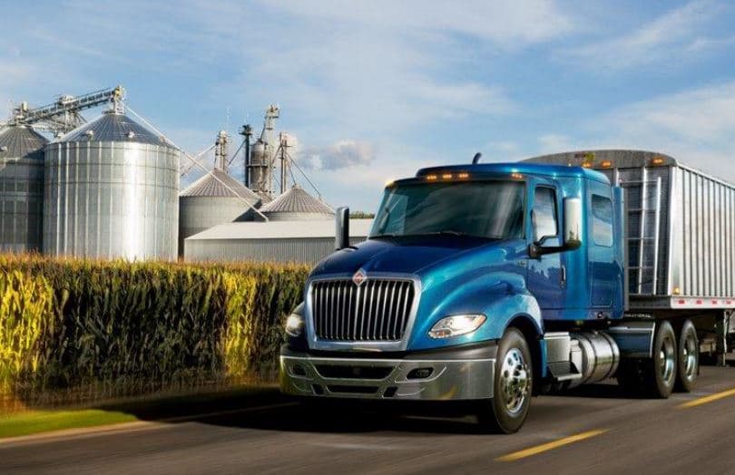 Camion bleu